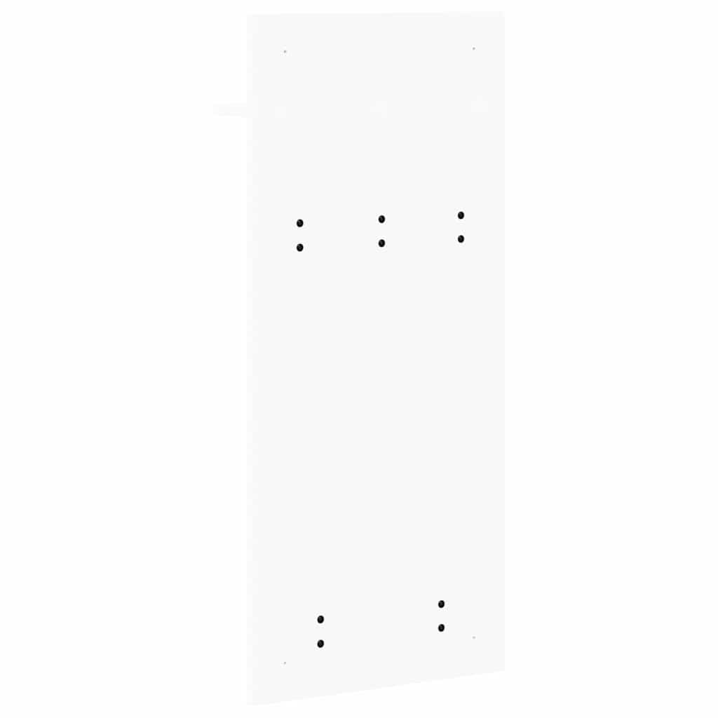 Vægmonteret Jakkeholder Hvid 40 x 10 x 90 cm Konstrueret træ