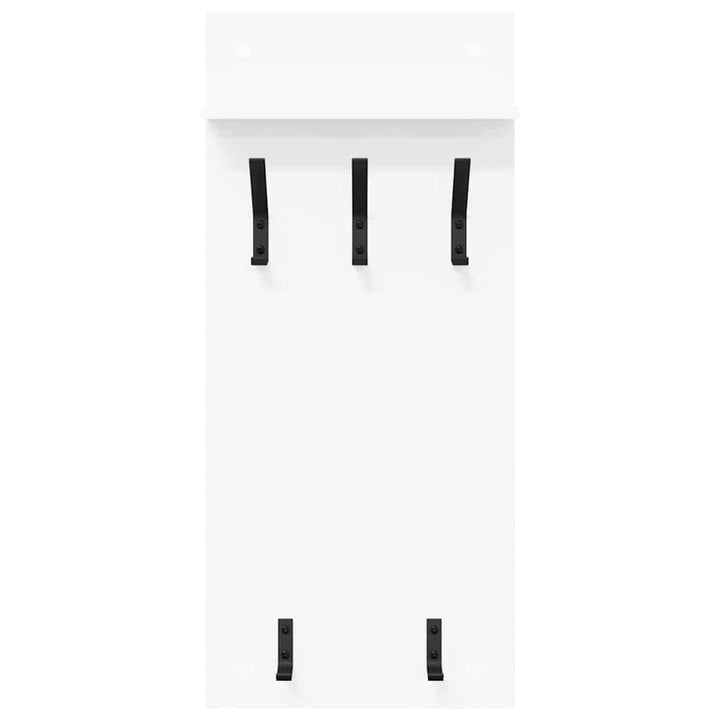 Vægmonteret Jakkeholder Vægmonteret Hvid 40 x 10 x 90 cm