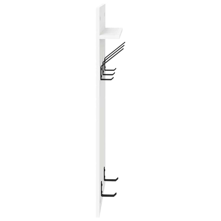 Vægmonteret Jakkeholder Vægmonteret Hvid 40 x 10 x 90 cm