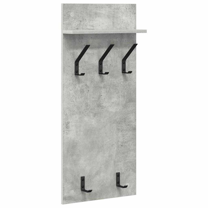 Vægmonteret Jakkeholder Vægmonteret Beton Grå 40 x 10 x 90 cm