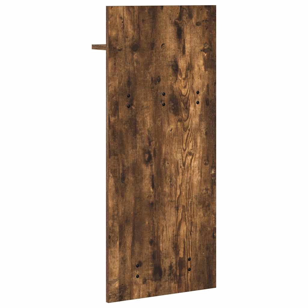 Vægmonteret Jakkeholder med hylde Røget eg 40 x 10 x 90 cm