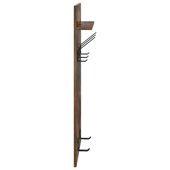 Vægmonteret Jakkeholder Vægmonteret Røget eg 40 x 10 x 90 cm