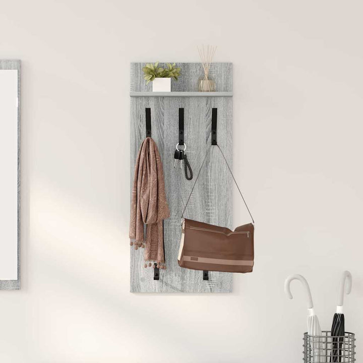 Vægmonteret Jakkeholder Vægmonteret Grå Sonoma 40 x 10 x 90 cm
