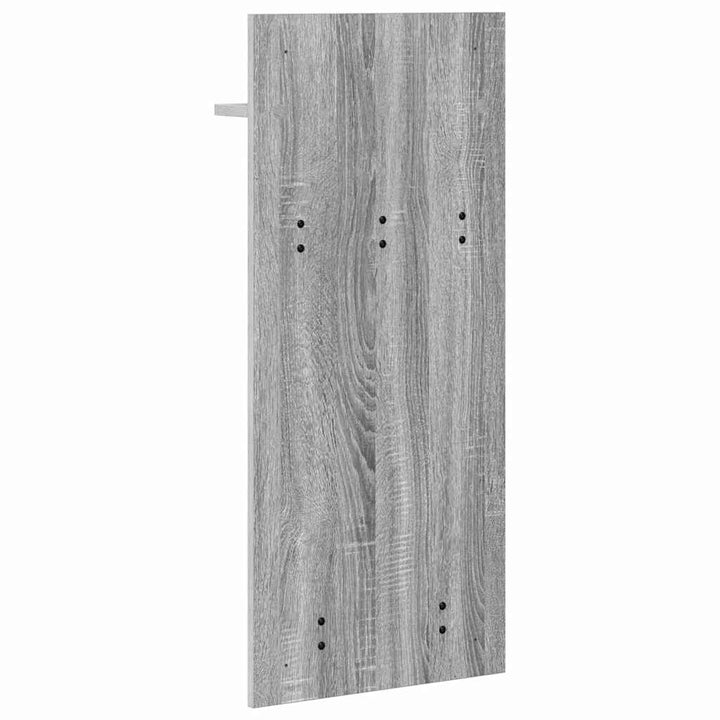 Vægmonteret Jakkeholder med hylde Grå Sonoma 40 x 10 x 90 cm