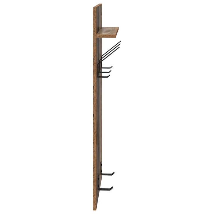 Vægmonteret Jakkeholder Vægmonteret Gammelt træ 40 x 10 x 90 cm