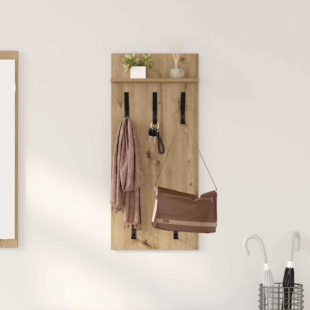 Vægmonteret Jakkeholder Artisan Egetræ 40 x 10 x 90 cm