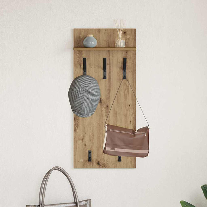 Vægmonteret Jakkeholder Artisan Egetræ 40 x 10 x 90 cm