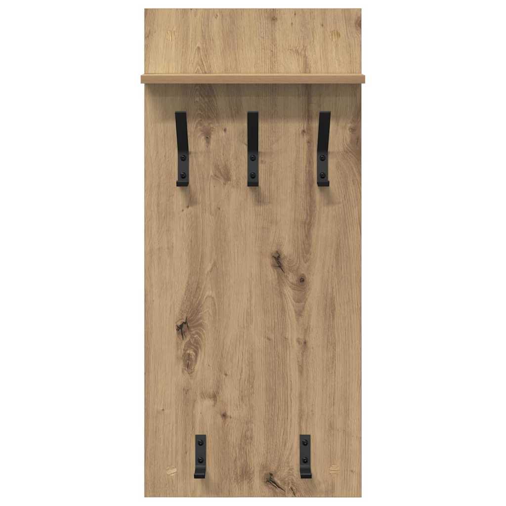 Vægmonteret Jakkeholder Artisan Egetræ 40 x 10 x 90 cm