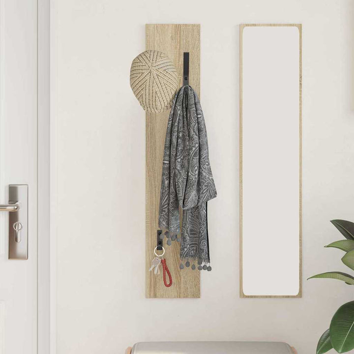 Vægmonteret Jakkeholder Vægmonteret Sonoma eg 20 x 1,5 x 100 cm