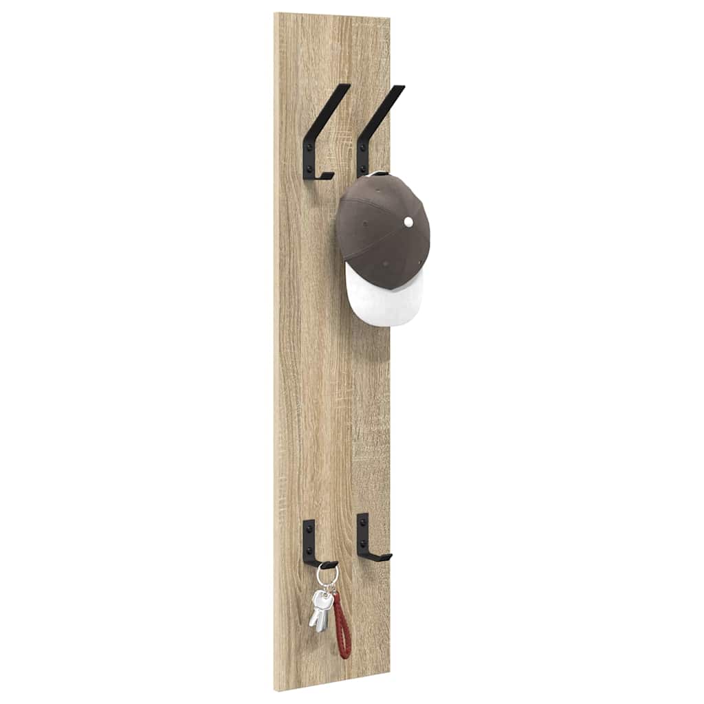 Vægmonteret Jakkeholder Vægmonteret Sonoma eg 20 x 1,5 x 100 cm