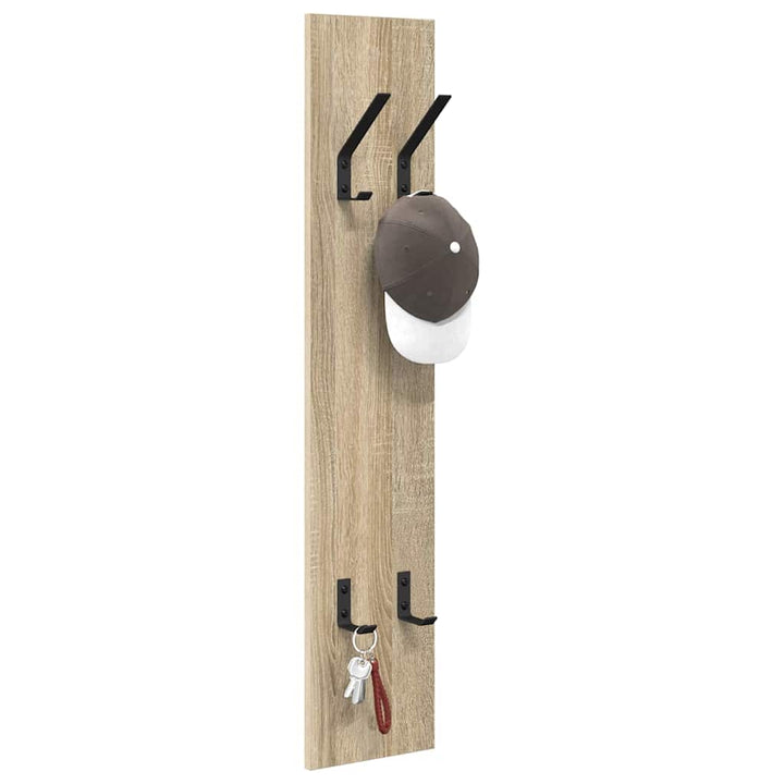 Vægmonteret Jakkeholder Vægmonteret Sonoma eg 20 x 1,5 x 100 cm