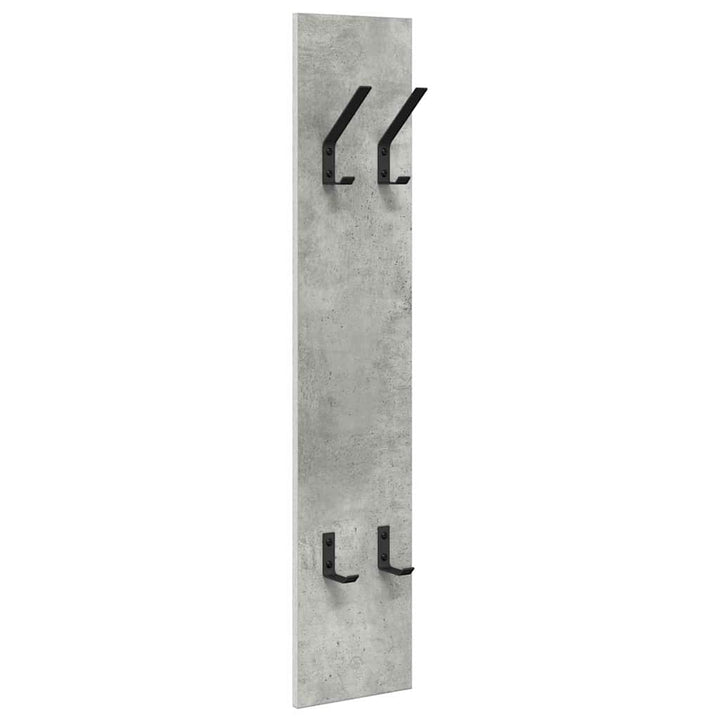 Vægmonteret Jakkeholder Vægmonteret Beton Grå 20 x 1,5 x 100 cm