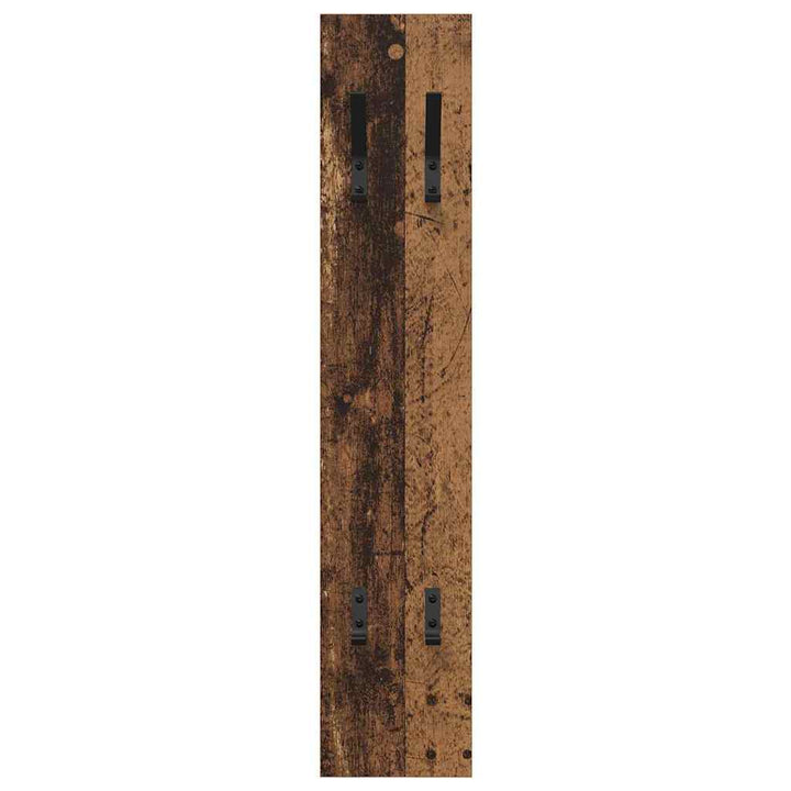 Vægmonteret Jakkeholder Gammelt træ 20 x 1,5 x 100 cm