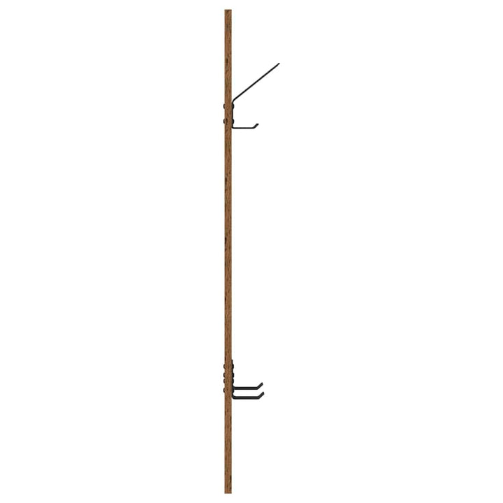 Vægmonteret Jakkeholder Gammelt træ 20 x 1,5 x 100 cm