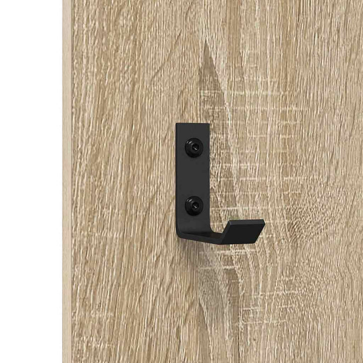 Vægmonteret Jakkeholder Vægmonteret Sonoma eg 30 x 1,5 x 80 cm