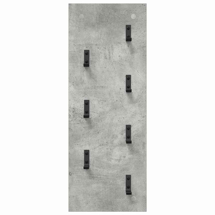 Vægmonteret Jakkeholder Vægmonteret Beton Grå 30 x 1,5 x 80 cm