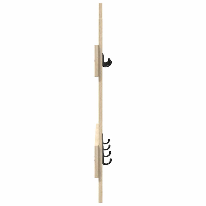 Vægmonteret Jakkeholder Vægmonteret Sonoma eg 60 x 3 x 82 cm