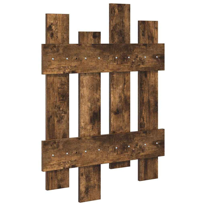 Vægmonteret Jakkeholder Røget eg 60 x 3 x 82 cm Konstrueret træ