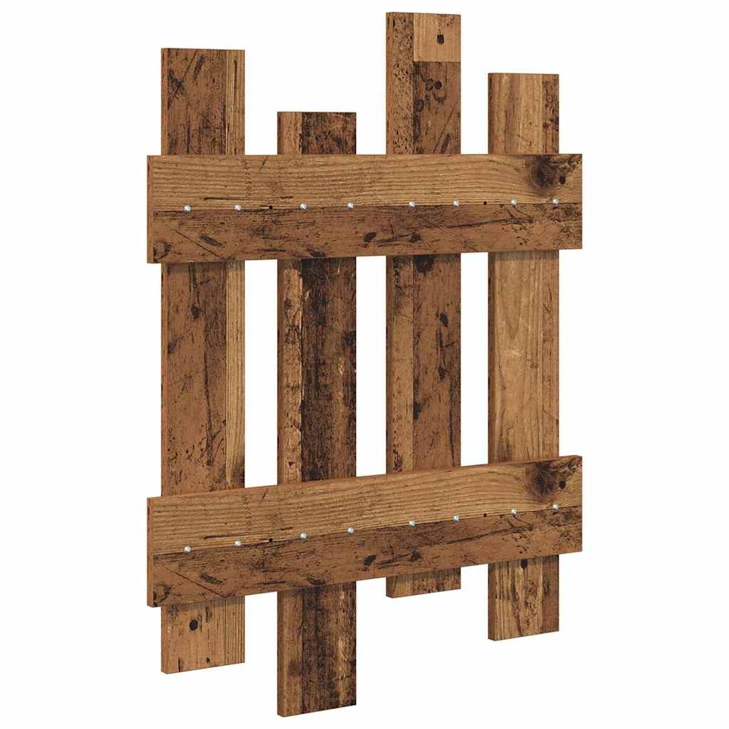 Vægmonteret Jakkeholder Vægmonteret Gammelt træ 60 x 3 x 82 cm
