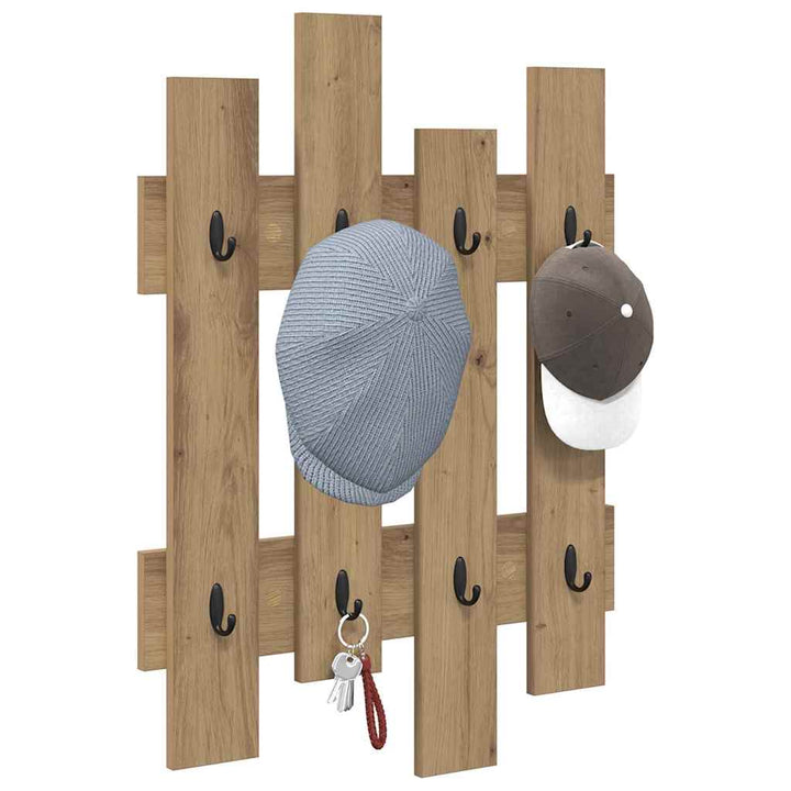 Vægmonteret Jakkeholder Artisan Egetræ 60 x 3 x 82 cm