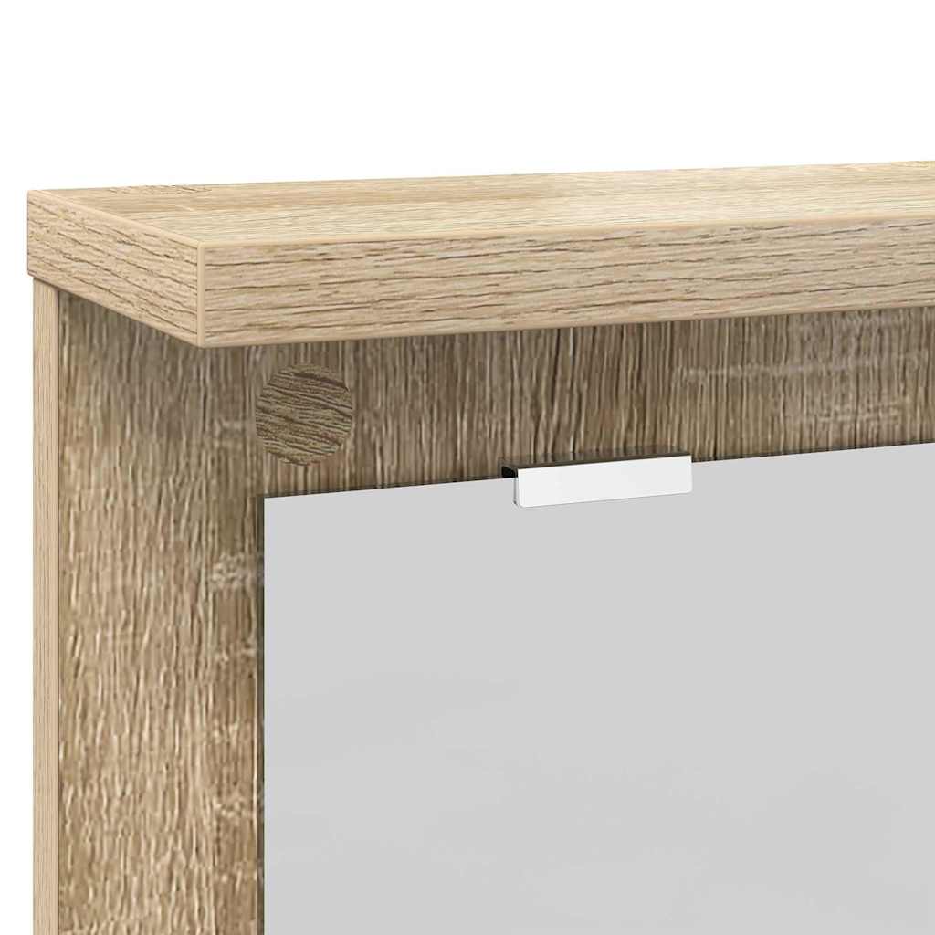 Vægmonteret Jakkeholder Vægmonteret Sonoma-eg 85 x 10 x 45 cm