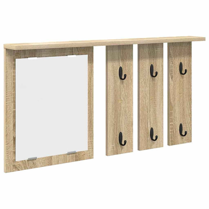 Vægmonteret Jakkeholder Vægmonteret Sonoma-eg 85 x 10 x 45 cm