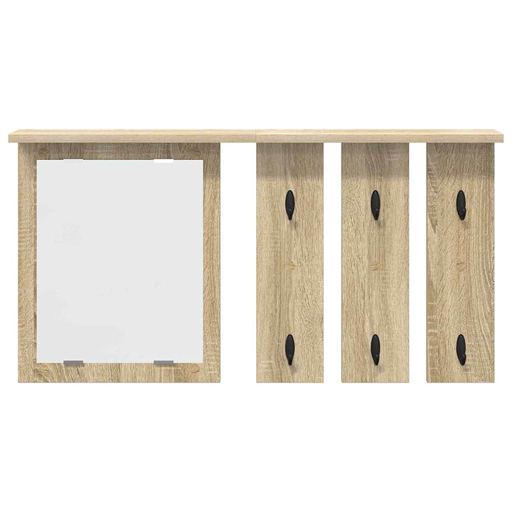 Vægmonteret Jakkeholder Vægmonteret Sonoma-eg 85 x 10 x 45 cm