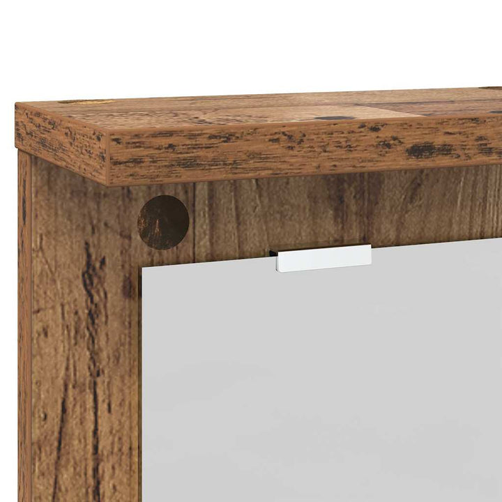 Vægmonteret Jakkeholder Vægmonteret Gammelt træ 85 x 10 x 45 cm