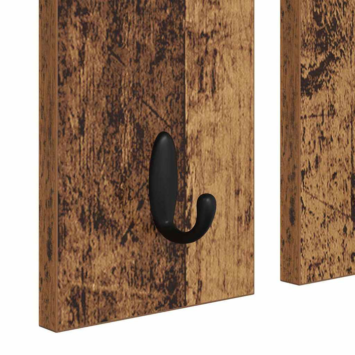Vægmonteret Jakkeholder Vægmonteret Gammelt træ 85 x 10 x 45 cm