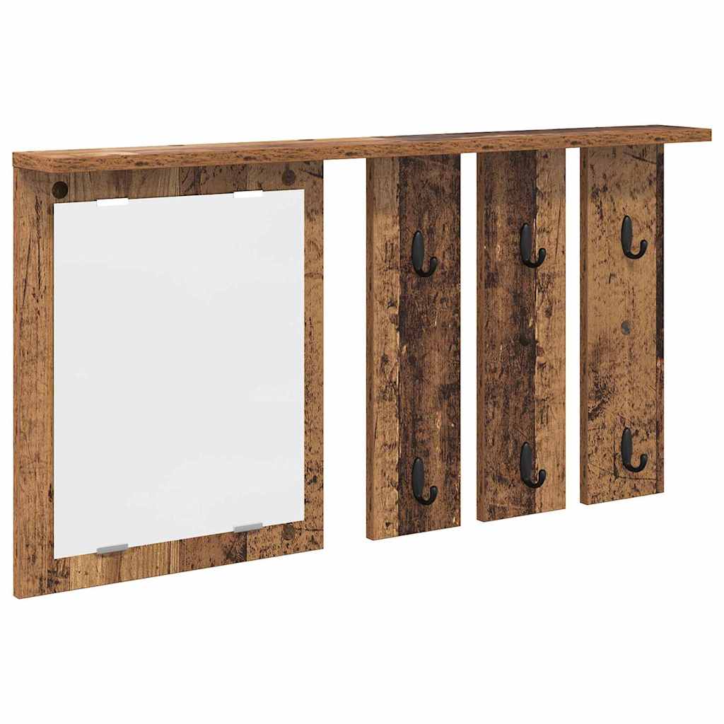 Vægmonteret Jakkeholder Vægmonteret Gammelt træ 85 x 10 x 45 cm
