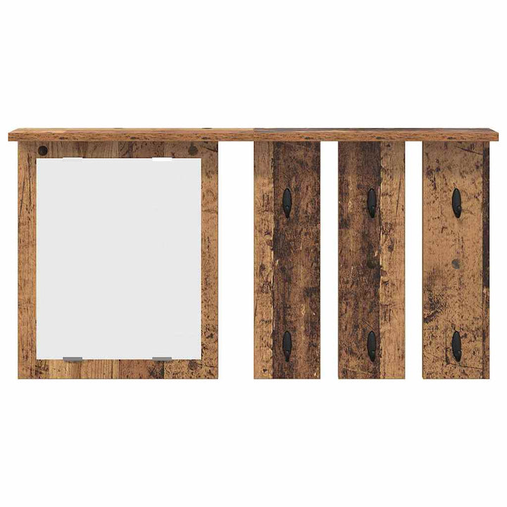 Vægmonteret Jakkeholder Vægmonteret Gammelt træ 85 x 10 x 45 cm