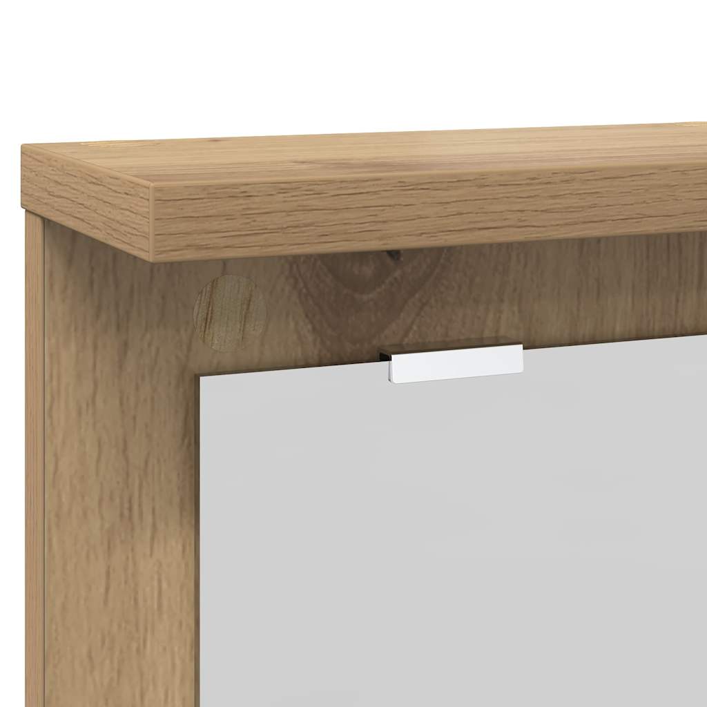 Vægmonteret Jakkeholder med hylde artisan eg 85 x 10 x 45 cm