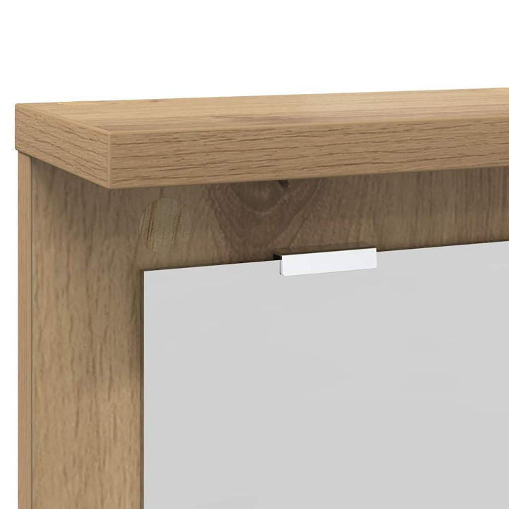 Vægmonteret Jakkeholder med hylde artisan eg 85 x 10 x 45 cm