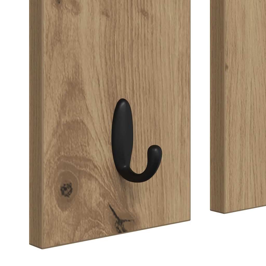 Vægmonteret Jakkeholder med hylde artisan eg 85 x 10 x 45 cm