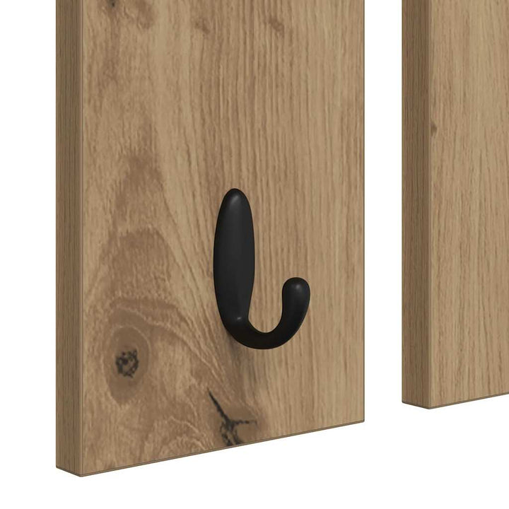 Vægmonteret Jakkeholder med hylde artisan eg 85 x 10 x 45 cm