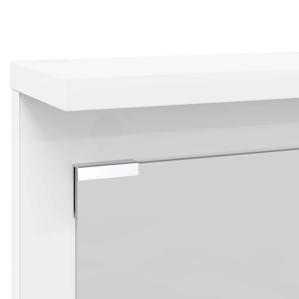 Vægmonteret Jakkeholder Vægmonteret Hvid 84 x 10 x 80 cm