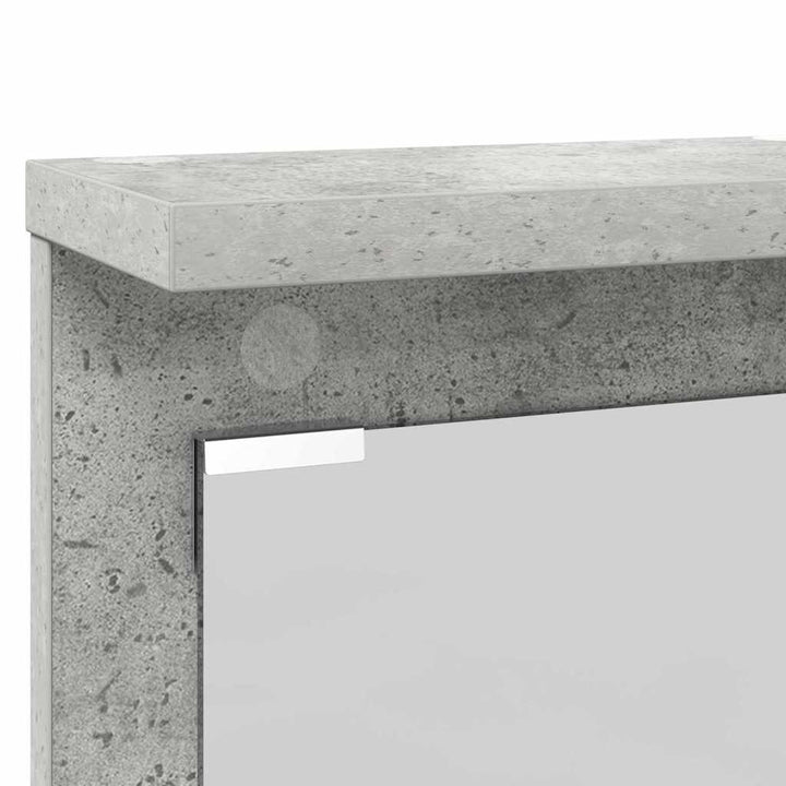 Vægmonteret Jakkeholder Vægmonteret Betongrå 84 x 10 x 80 cm