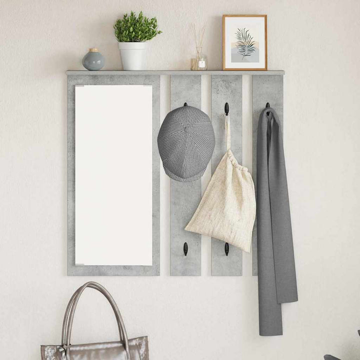 Vægmonteret Jakkeholder Vægmonteret Betongrå 84 x 10 x 80 cm