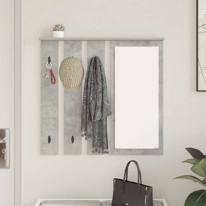 Vægmonteret Jakkeholder Vægmonteret Betongrå 84 x 10 x 80 cm