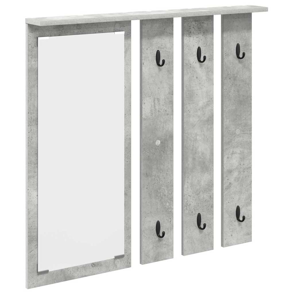 Vægmonteret Jakkeholder Vægmonteret Betongrå 84 x 10 x 80 cm