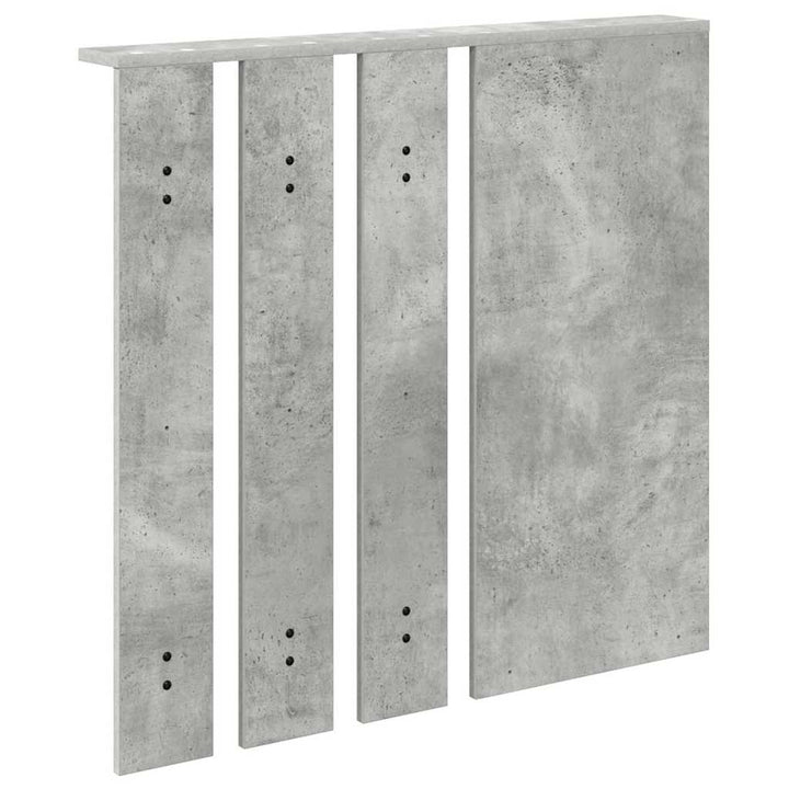 Vægmonteret Jakkeholder Vægmonteret Betongrå 84 x 10 x 80 cm