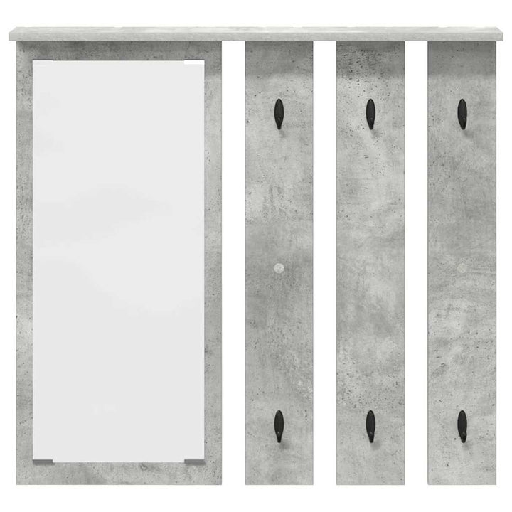 Vægmonteret Jakkeholder Vægmonteret Betongrå 84 x 10 x 80 cm