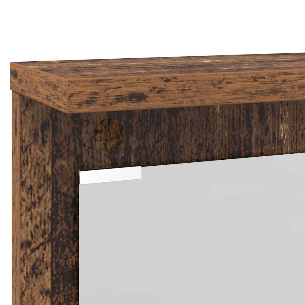 Vægmonteret Jakkeholder Vægmonteret Gammelt træ 84 x 10 x 80 cm