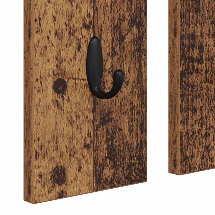Vægmonteret Jakkeholder Vægmonteret Gammelt træ 84 x 10 x 80 cm