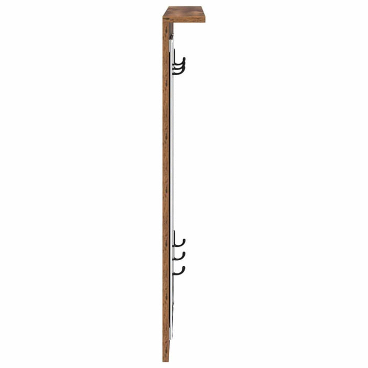 Vægmonteret Jakkeholder Vægmonteret Gammelt træ 84 x 10 x 80 cm