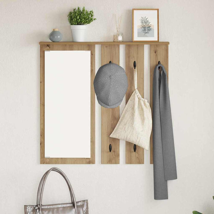 Vægmonteret Jakkeholder Vægmonteret artisan eg 84 x 10 x 80 cm
