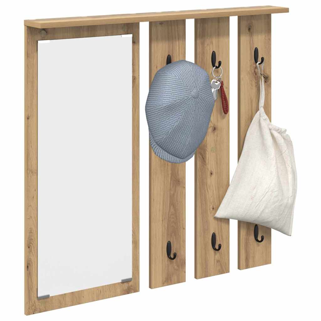 Vægmonteret Jakkeholder Vægmonteret artisan eg 84 x 10 x 80 cm