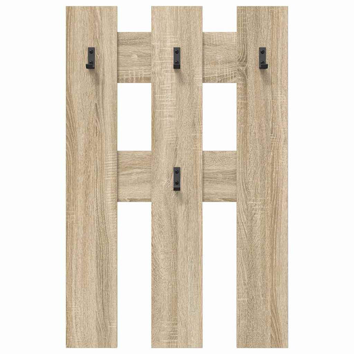 Vægmonteret Jakkeholder Vægmonteret Sonoma eg 65 x 3 x 100 cm