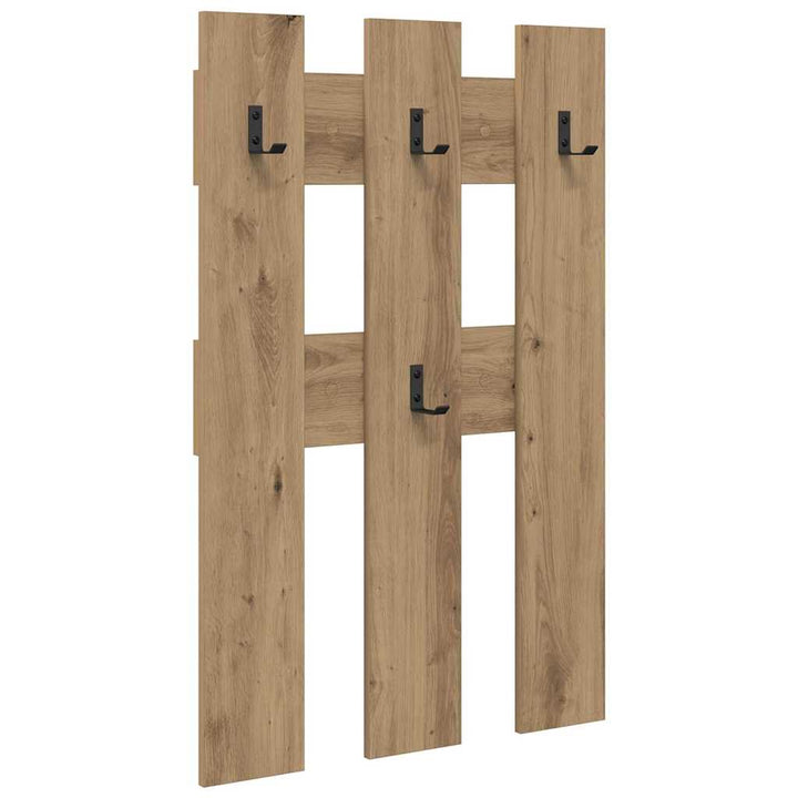Vægmonteret Jakkeholder Artisan Egetræ 65 x 3 x 100 cm