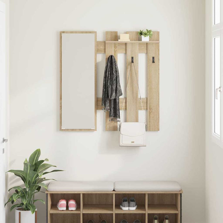 Vægmonteret Jakkeholder Vægmonteret Sonoma eg 100 x 10 x 100 cm